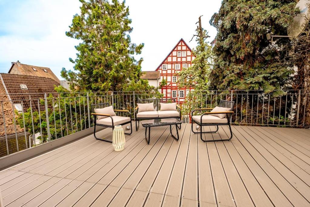 Himmlische Altstadt-Maisonette Marburg エクステリア 写真